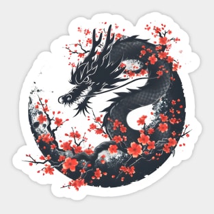 Dragon Festival: Lunar Celebration, Festive Art, and Asian Traditions Sticker